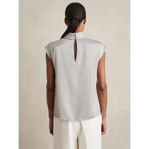 REISS DANIA High Neck Shell Top
